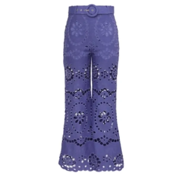 Pop Embroidered Crop Pant