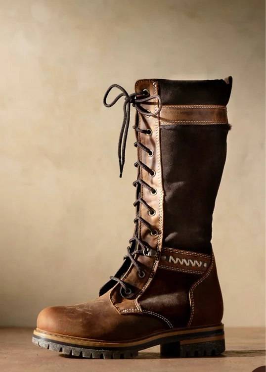 Women's Ilka Wool-Lined Leather Boots