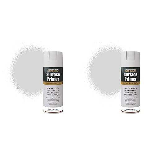 Rust-Oleum AE0040027E8 Surface Primer Grey, 400ml (Pack of 2)