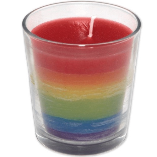 PRIDE - CANDLE CUP WITH LGBT FLAG