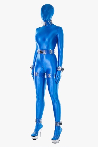 Full body lockable segufix restraints set, clear/chrome | Default Title