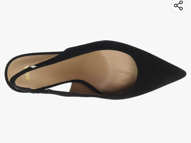 BOSS Damen Janet Sling 70-s Slingback - 39.5 EU - Black1
