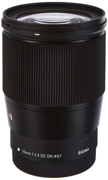 Sigma 16 mm f/1.4 (C) AF DC DN Lens for Canon EF-M X Mount, Mirrorless - 