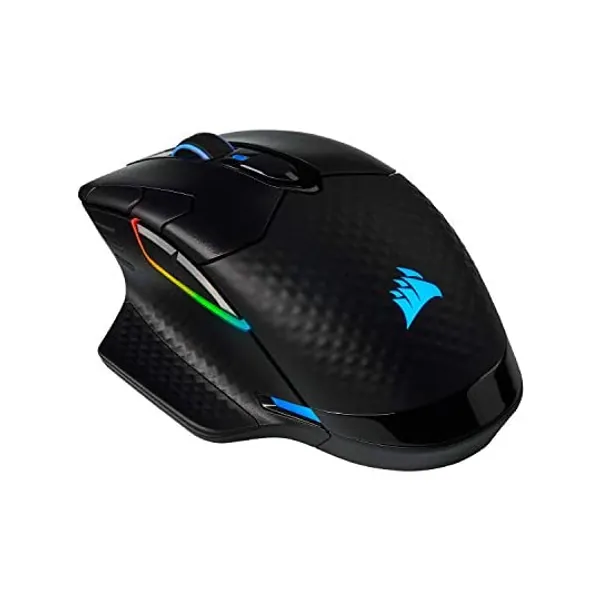 
                            Corsair Dark CORE RGB PRO, Wireless FPS/MOBA Gaming Mouse with Slipstream Technology, Black, Backlit RGB LED, 18000 DPI, Optical
                        
