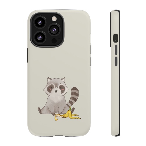 Phone Case Tough iPhone Case - Raccoon Thief Edition - iPhone 13 Pro / Matte