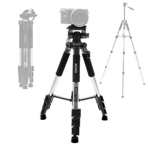 MV-T5 | Full-Size Aluminum Tripod | Movo