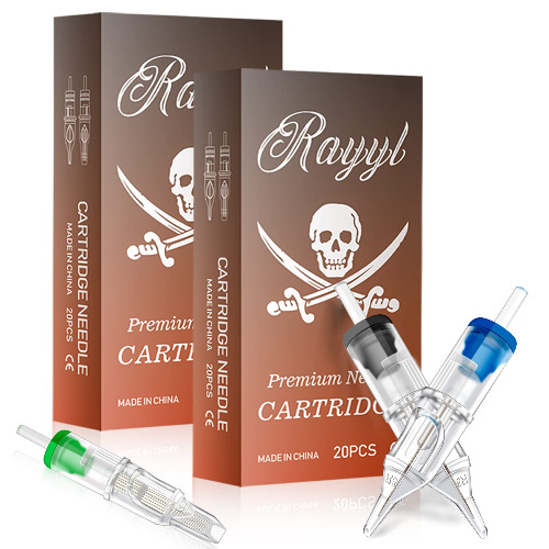 Tattoo Cartridge Naalden - Rayyl 40PCS Mixed Tattoo Cartridge Naalden 3RL 5RL 7RL 9RL 7RS 5M1 7M1 9M1 Permanente make-up Round Liner Magnum voor tattoo-benodigdheden (40 stuks)