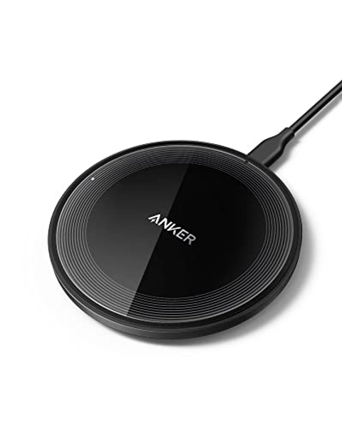 Anker 315 Wireless Charger (Ladepad), 10W Höchstleistung, Kompatibel mit iPhone 15 14 13 12 Series, Samsung S22, AirPods Pro 2, Samsung Buds, Google Buds und mehr (Ohne Netzteil)