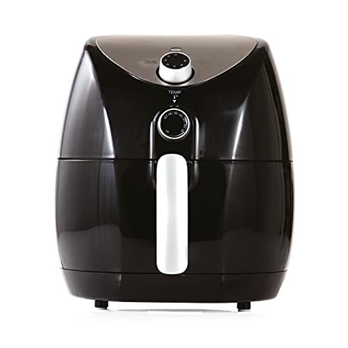 Tower T17021 Family Size Air Fryer with Rapid Air Circulation, 60-Minute Timer, 4.3L, 1500W, Black - Black