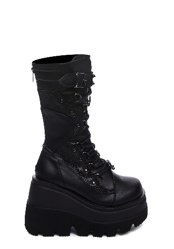 HIGH-RISE DEMONIA BOOTS.