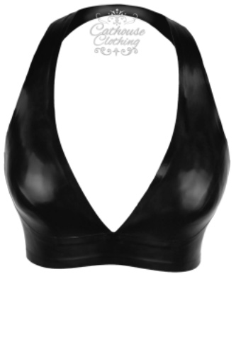 Halterneck bra top | x-small / Black