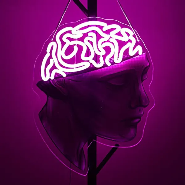 14x13 inch Thinker Neon Signs Art Wall Lights for Beer Bar Club Bedroom Hotel Pub Cafe Wedding Birthday Party Gifts_Pink