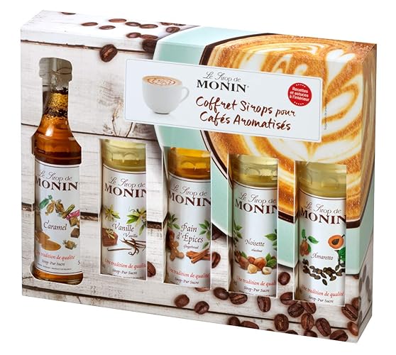 Monin Coffee Syrup Set 5x5cl
