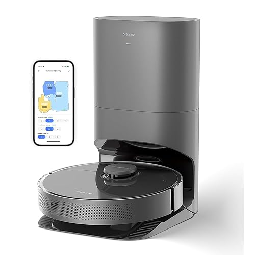 Dreame D10s Plus Staubsauger- und Wischroboter mit DualBoost 1.0 Auto-Entleerung, KI-Aktion, LDS-Navigation, 5.000Pa Saugkraft, 280 Minuten Laufzeit, Videoüberwachung und detaillierter App, Schwarz - D10s Plus