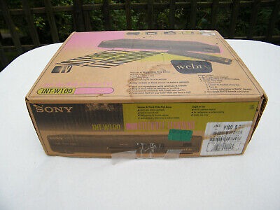 Sony WebTV INT-W100 Internet Terminal with Keyboard, Remote, Cables, Book NIOB 27242512245 | eBay
