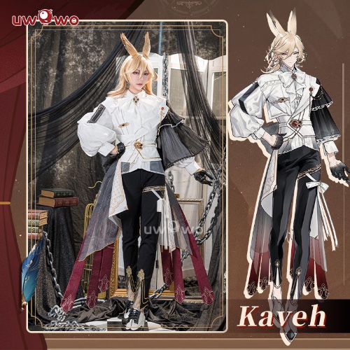 【Pre-sale】Uwowo Genshin Impact Fanart Kaveh Fairytale Suit Bunny Cosplay Costume | M