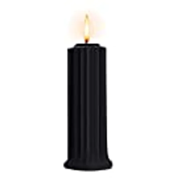 Soybean Low Temperature Candles Low Heat Candles Romantic Candles Wax Dripping Candles Long Thin Candles Love Candles for Hot Fun Home Decoration Drip Candles (Black)
