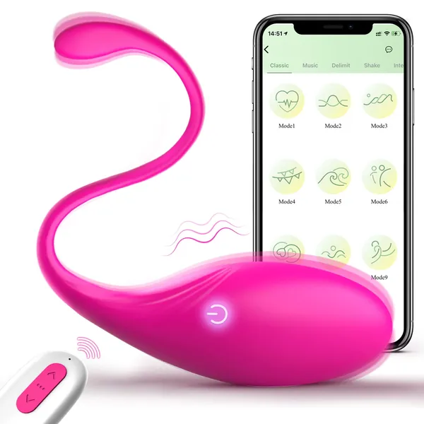 Wearable Vibrators with APP Control Adult Toys, Sex Toys for Women Balls Vibrating Love Eggs, 9 Vibrating G-Spot Vibrator , Anal Sex Toy for Women and Couple Sex Toys4couples Men & Women