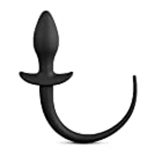 BeHorny Silicone Butt Plug Animal Tail Black