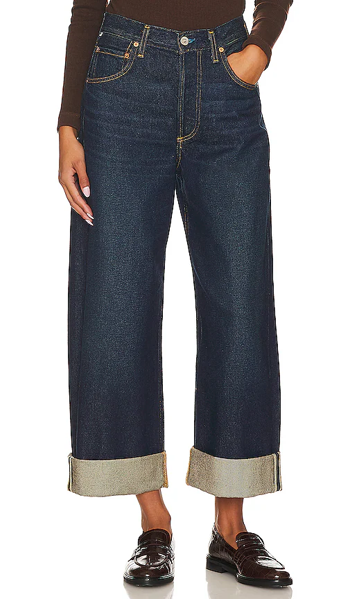 Ayla Baggy Cuffed Crop