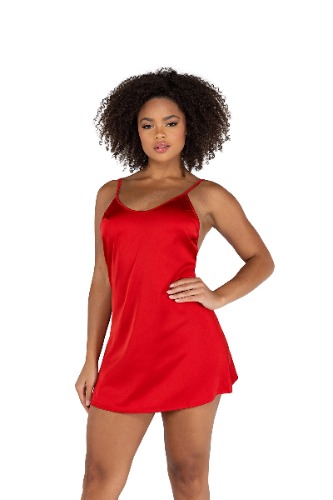 Roma Soft Satin Chemise Roma Confidential - Medium / Red
