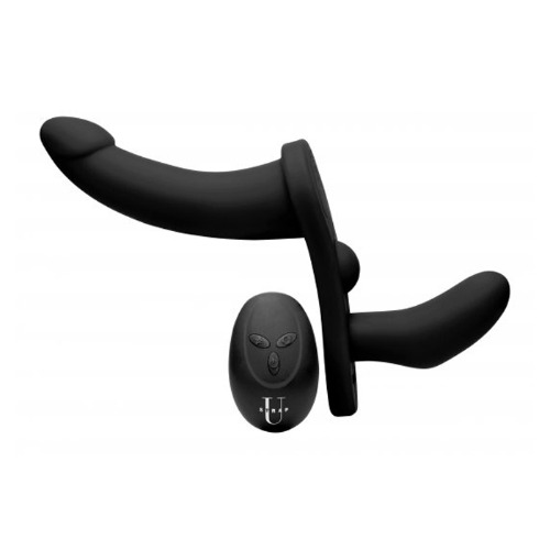 Double Take 10X Double Strap-on - Black
