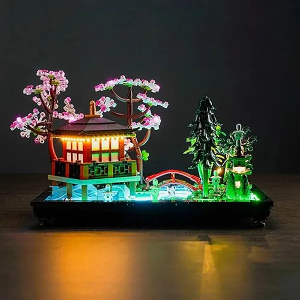 BrickBling LED Light Compatible with Lego Tranquil Garden 10315 Building Set (Lights Only), Creative Lighting for Lego Zen Garden - Classic Version Light Compatible with Lego 10315