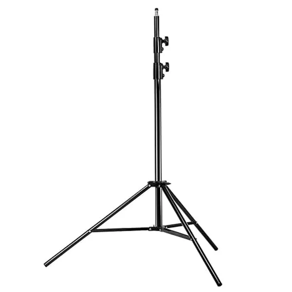 NEEWER Pro 9feet/260cm Spring Loaded Heavy Duty Photo Studio Light Stand with 1/4" Screw & 5/8 Stud for Video, Portrait and Photography Lighting - 260cm/1-Pack