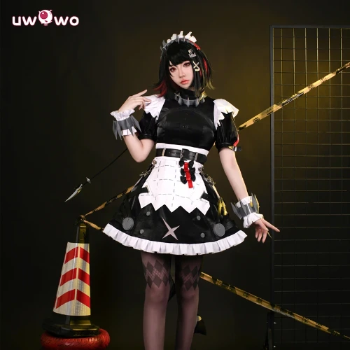UWOWO  Collab Series: Game Zenless Zone Zero Cosplay/ZZZ Ellen Joe Maid Cosplay Costume  Halloween Dress Shark Tail Costume - AliExpress 