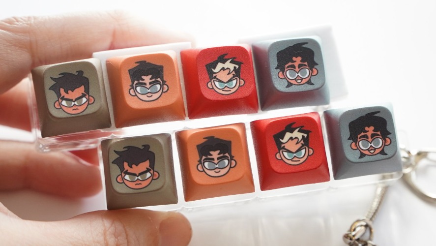 BATBOYS FIDGET KEYCAP KEYCHAINS — KOHI & ANDIE