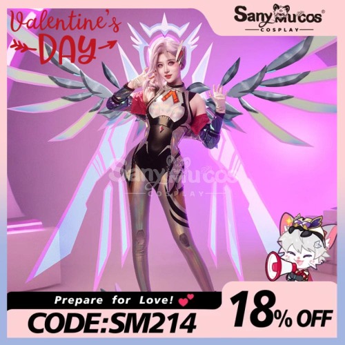 【In Stock】Game League of Legends Cosplay Battle Dove  Seraphine Cosplay Costume Premium Edition - XXL