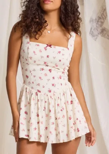      Annie Drop Waist Romper | Altar'd State    