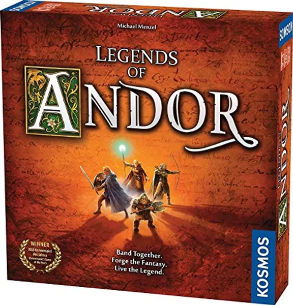 Thames & Kosmos , 691745, Legends of Andor: The Base Game, Cooperative Strategy Game, 2-4 Players, Ages 10+