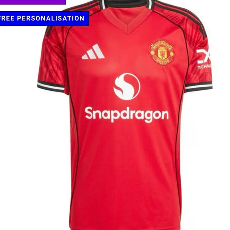 adidas Manchester United Home Shirt 2025 2026 Adults