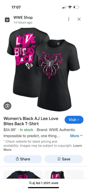 AJ Lee shirt 