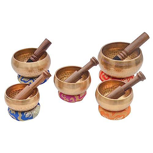 Tibetan Singing Bowl Set (Set of 5)