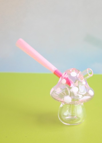MUSHROOM JOINT BUBBLER - PINK