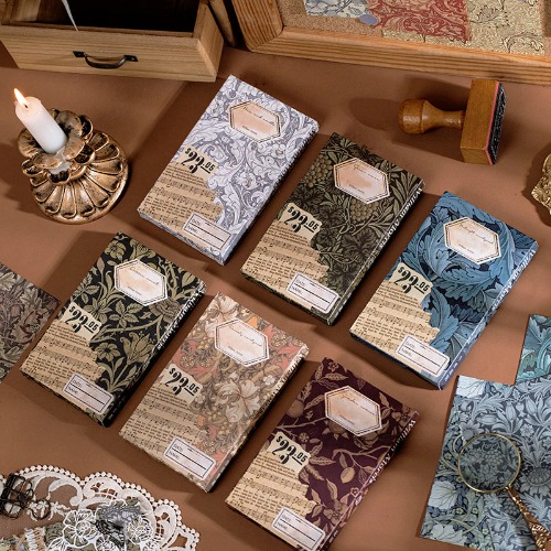 Classic William Morris Pattern Vintage Boxed Decorative Paper | 7. Complete Set (10% OFF)
