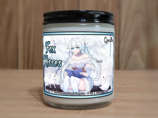 Fox Kisses Candle - Normal Wick / Default (White)