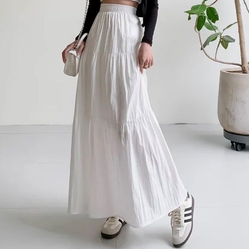 ♡ white skirt ♡