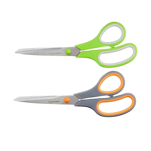 Amazon Basics Multipurpose Office Scissors - 2-Pack - 2-Pack - Scissors