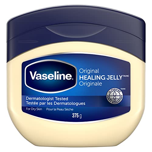 Vaseline Healing Jelly for dry, cracked skin Original 100% pure petroleum jelly 375 g - 375 g (Pack of 1)