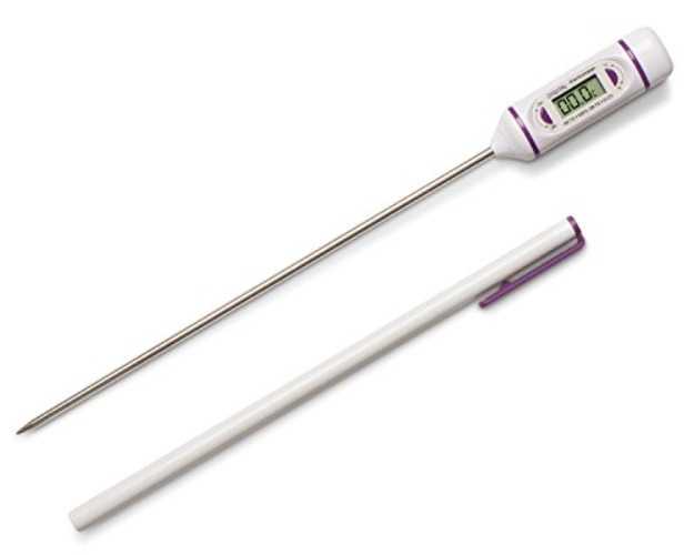 H-B DURAC Calibrated Electronic Stainless Steel Stem Thermometer, -50/300C (-58/572F), 197mm (7.75 in.) Probe (B60900-1500)