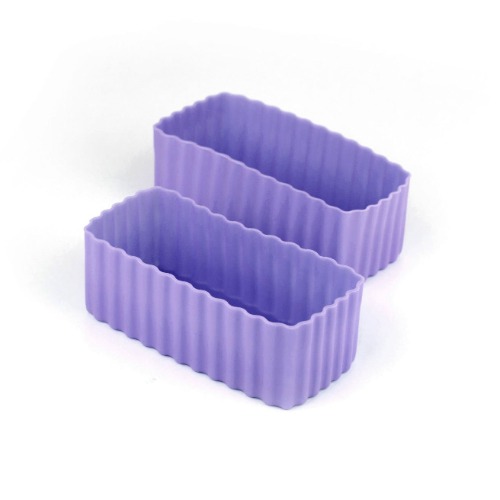 rectangle silicone bento cups