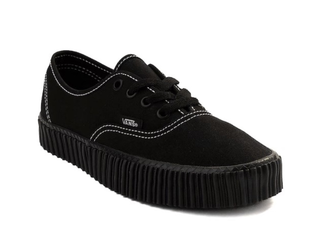 Vans Authentic Creeper Skate Shoe - Black