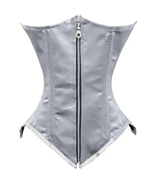 Luvsecretlingerie Heavy Duty 26 Double Steel Boned Waist Training SATIN Underbust Tight Shaper Corset #8033-SA