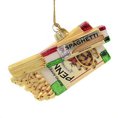 Noble Gems Pasta Boxes Glass Christmas Tree Ornament NB1311 New