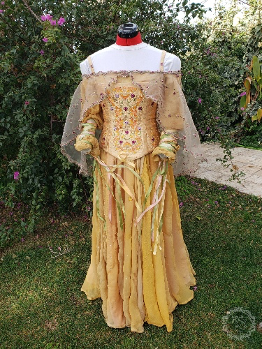 Custom Handmade Padme Picnic Dress Cosplay, Star Wars Cosplay,