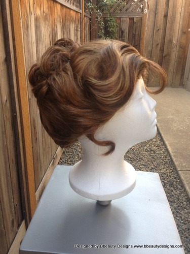 Jane Tarzan Gibson Girl Style Wig Custom Style