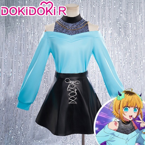 【In Stock】【Size XS-3XL】DokiDoki-R Anime Oshi no Ko Cosplay Memu Cho Costume / Wig Mem-Cho